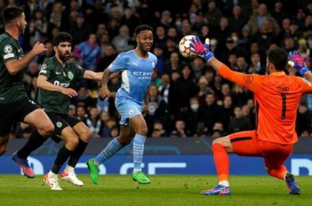 THE CITYZENS STROLL INTO QUARTER-FINALS OF CHAMPIONS LEAGUE DESPITE DRAW WITH SPORTING @ ETHIAD STADIUM