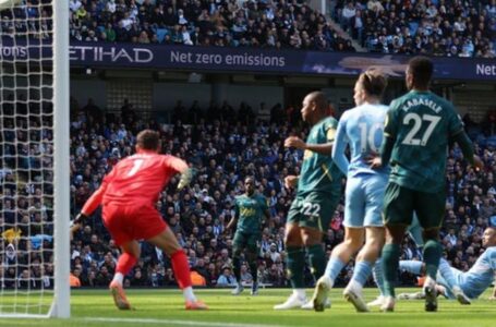 GABRIEL JESUS HITS FOUR AS THE CITYZENS TRASH THE HORNETS 5-1 TO GO FOUR POINTS CLEAR