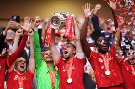 THE REDS BEAT THE BLUES ON PENALTIES IN THE FA CUP FINAL AFTER A GOALESS DRAW @ WEMBLY