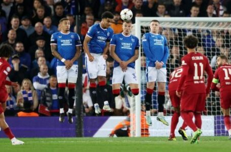 REDS BEAT RANGERS 2-0 IN CHAMPIONS LEAGUE MATCH @ ANFIELD