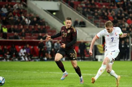 KEVIN DeBRUYNE SCORES AS BELGIUM PIP GERMANY 3-2 IN FRIENDLY MATCH