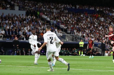 KEVIN De BRUYNE SCORES A SCREAMER AS MADRID & CITY PLAY TO A 1-1 DRAW IN CHAMPIONS LEAGUE