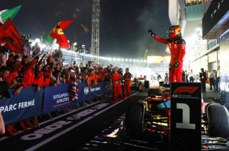 Singapore Grand Prix- Ferrari’s Carlos Sainz triumphs in thriller as Red Bull’s winning run ends