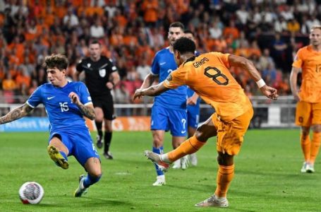 CODY GAKPO SCORES AS NETHERLANDS TRASH GREECE 3-0 TO GO SECOND IN EURO QUALIFIERS