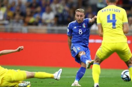 DAVIDE FRATTESI SCORES BRACE AS ITALY BEAT UKARINE 2-1 IN EURO QUALIFIERS