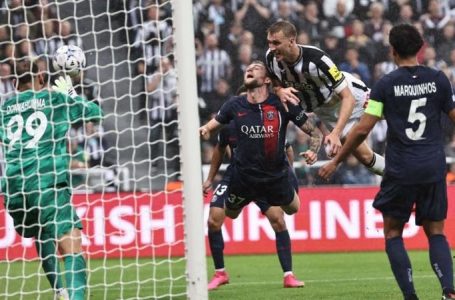 NEWCASTLE TRASH PSG 4-1 FOR FIRST WIN IN CHAMPIONS LEAGUE