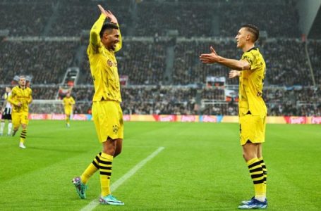 NEWCASTLE LOSE TO DORTMUND 1-0 AT HOME IN CHAMPIONS LEAGUE