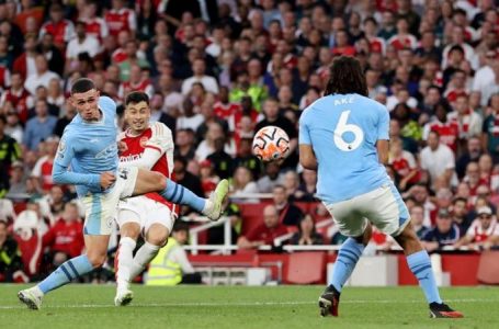 MARTINELLI SCORES LATE WINNER AS ARSENAL BEAT CITY 1-0 TO GO JOINT TOP WITH SPURS