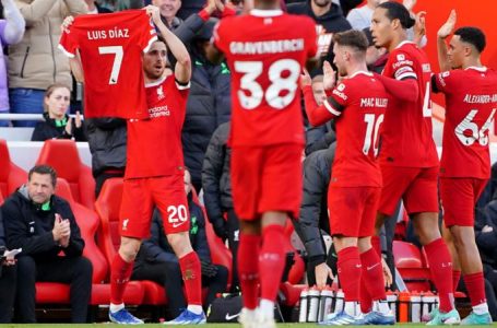 LIVERPOOL TRASH FOREST 3-0 IN SUPPORT FOR ABSENT LUIS DIAZ