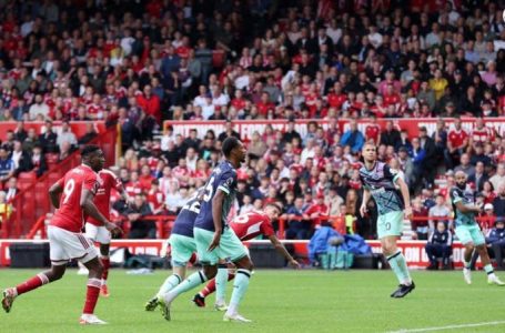 TEN-MAN FOREST PLAY 1-1 DRAW WITH BRENTFORD
