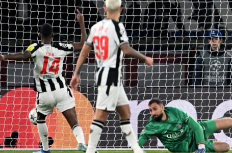 KYLIAN MBAPPE SCORES LATE CONTROVERSIAL PENALTY AS PSG HOLD NEWCASTLE TO 1-1 DRAW