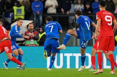 ITALY TRASH NORTH MARCEDONIA 5-2 TO BOOST EUROS QUALIFICIATION HOPES