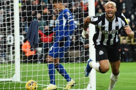 NEWCASTLE TRASH CHELSEA 4-1 TO REMAIN IN THE TOP SIX