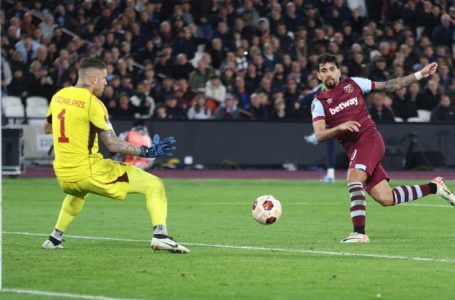 WEST HAM BEAT OLYMPIAKOS 1-0 TO EDGE TOWARDS KNOCKOUT STAGE IN EUROPA LEAGUE