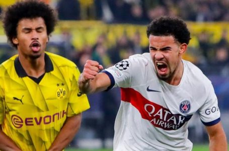 PSG QUALIFY FOR CHAMPIONS LEAGUE NEXT ROUND WITH 1-1 DRAW AT DORTMUND
