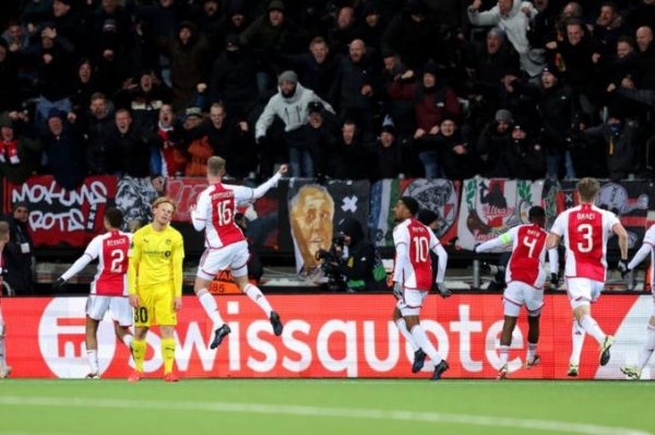 KENNETH TAYLOR NETS EXTRA-TIME WINNER AS AJAX BEAT BODO/GLIMT 2-1 TO ADVANCE IN UECL NEXT ROUND