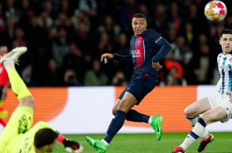 MBAPPE NETS AS PSG BEAT SOCIEDAD 2-0 IN CHAMPIONS’ LEAGUE FIRST-LEG @ HOME