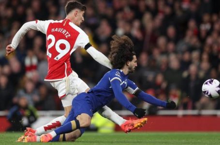 HAVERTZ, WHITE SCORE BRACES AS ARSENAL WHIP RIVALS CHELSEA 5-0 @ HOME TO REMAIN ON TOP