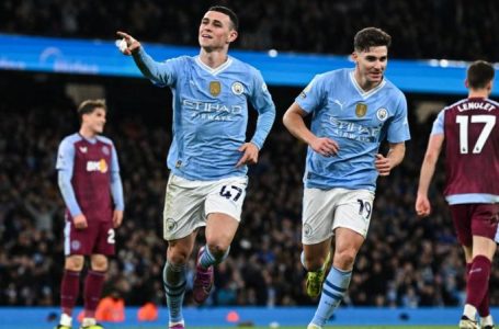 PHIL FODEN NETS HAT-TRICK AS CITY TRASH ASTON VILLA 4-1 TO CLOSE GAP ON LEAGUE LEADERS BY ONE POINT